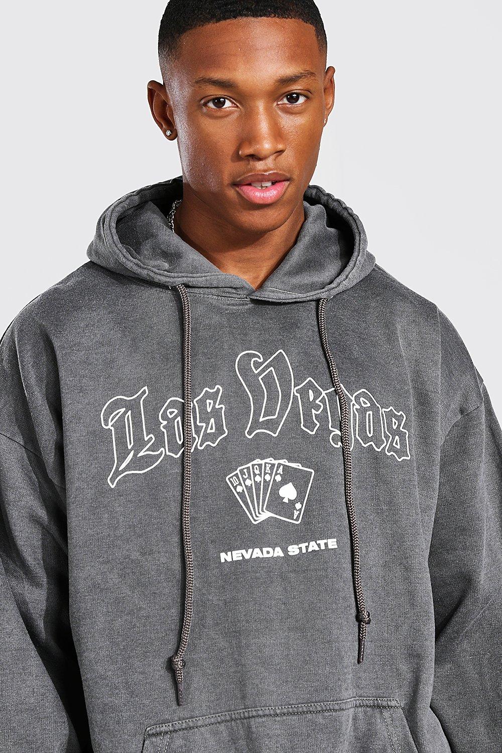 Sudadera extragrande te ida con estampado de Las Vegas